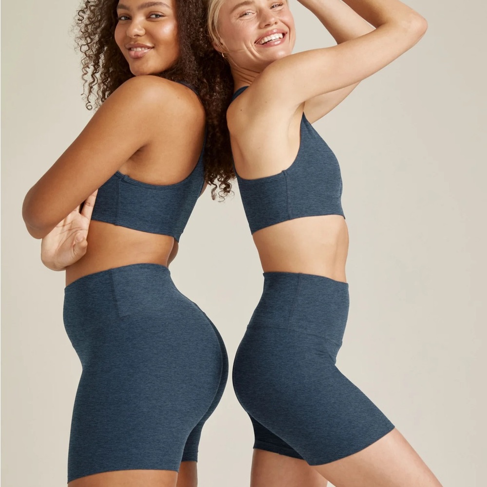 Beyond Yoga Spacedye Keep Pace 5" Short in Nocturnal Navy, XS